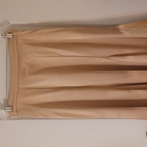Vintage aurora womens long skirt western clasic retro cocktail peanut neutral
